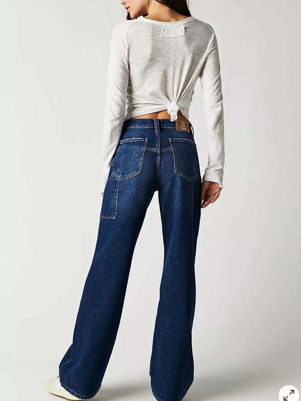 We The Free Tinsley Baggy Jeans Free People NWT Size 32 - Picture 4 of 8